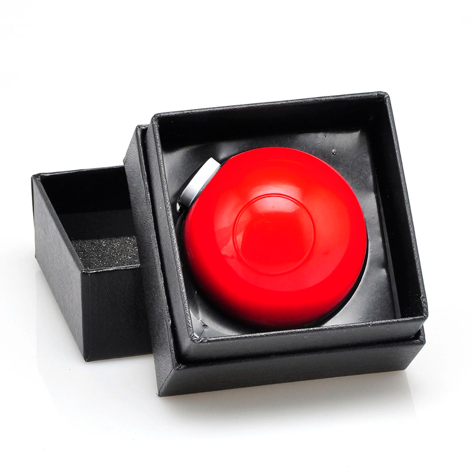 50MM Ball Shaped Herb Grinder Spice Miller 3 layers Red Orange Gift Box Metal Cartoon Herb Grinder